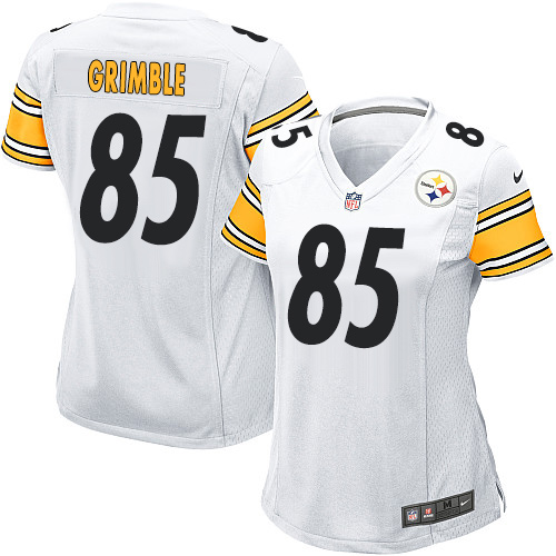 Women's Game Xavier Grimble Nike Jersey White Road - #85 NFL Pittsburgh Steelers